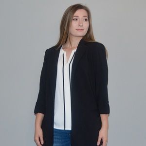 Calvin Klein Long Classic Blazer Quarter Sleeve